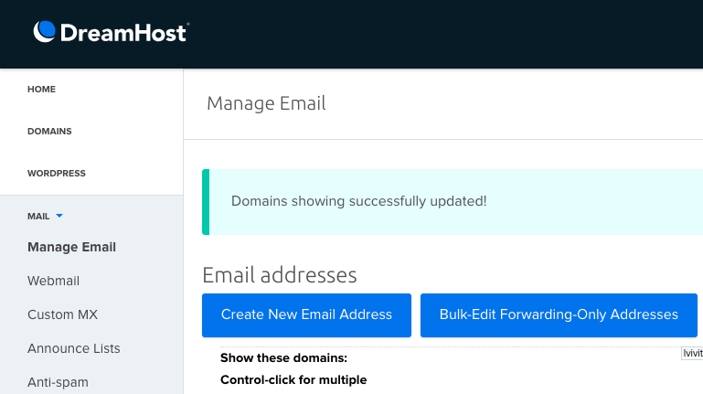 Как создать почту для домена