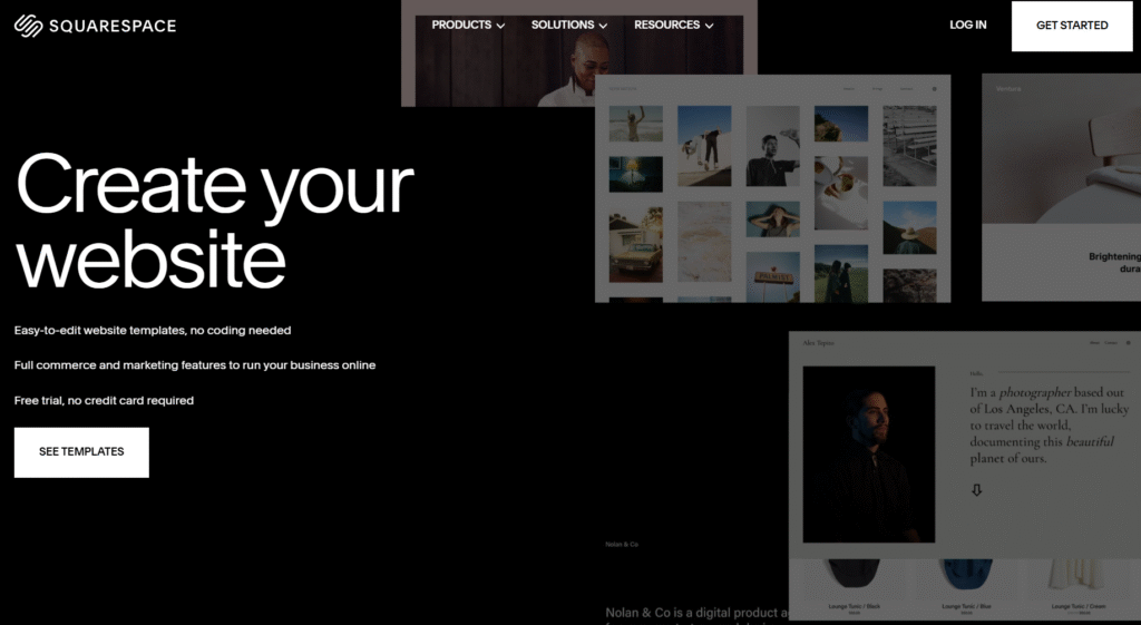 Squarespace для створення лендінгів замість Тільди