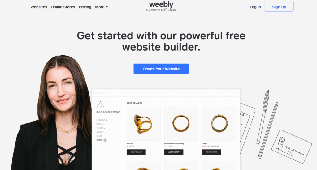 Weebly конструктор створення сайтів