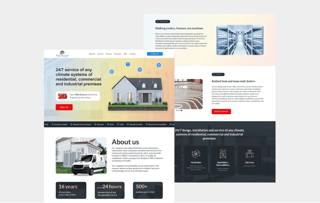 Дизайн-макет сайта в Figma