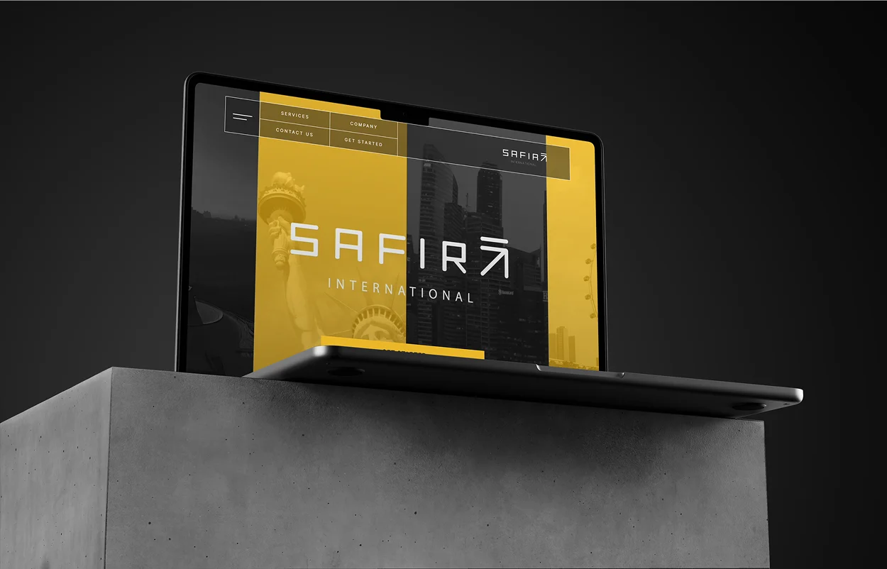 разработка сайта safir international