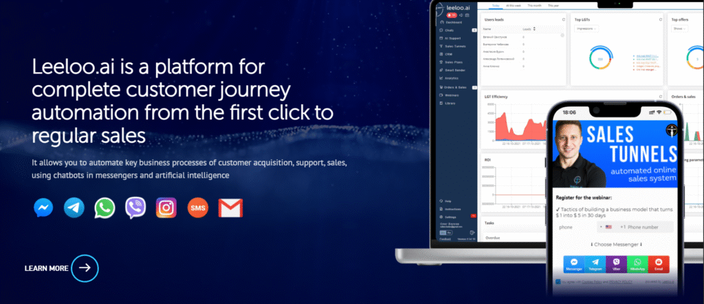 Платформа, яку ми використовували для запуску воронки продажу