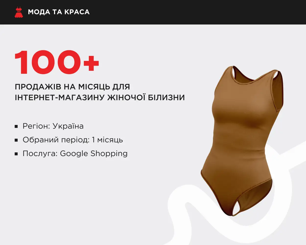кейс збільшення продажів магазину жіночої білизни