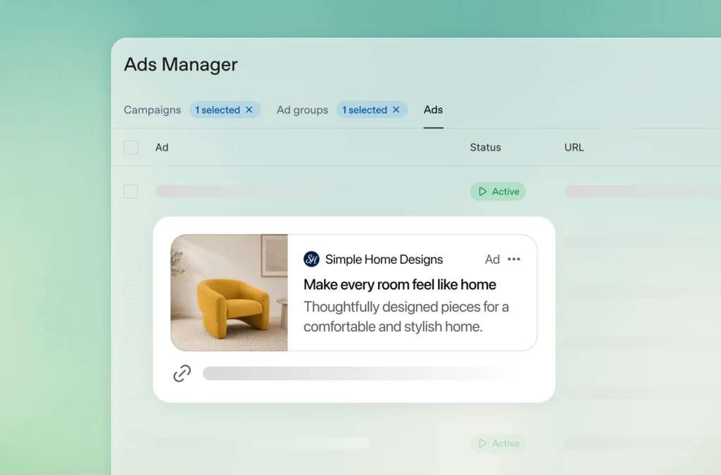 пример рекламного блока ChatGPT. Источник: OpenAI